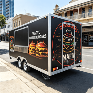 Breakfast Food Trailer Catering Food Trailer 16.5ft Mobile Catering Food Trailer Food Truck Business Food Cart - Product Image 5