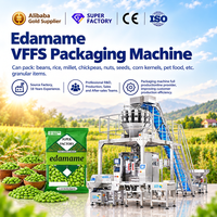 Machine d'emballage automatique multifonctionnelle verticale pour edamame 200g 500g