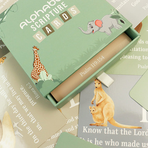 การพิมพ์แบบกำหนดเองพร้อมกล่องสำห<span class=keywords><strong>รับ</strong></span>การ์ดเรียนรู้ตัวอักษรจากผู้ผลิต ขายส่งการ์ดเรียนรู้แบบกำหนดเอง - Product Image 1