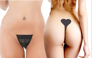 Culottes adhésives réutilisables pour femmes, string sexy en forme de cœur, sans bretelles - Product Image 5