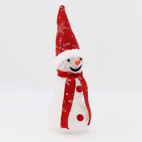 Veilleuse LED de style moderne avec petite gourde bonhomme de neige pour enfants Lampe de chevet 5V avec capteur de contrôle Émission blanc chaud pour chambre à coucher