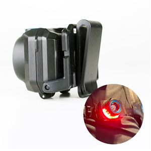 Lampe frontale LED rechargeable USB-C 300LM fabriquée en Chine, 5 modes, contrôle de la mise au point, zoom, résistance à l'eau IP65, rotation à 90°, portée de 123 m - Product Image 6