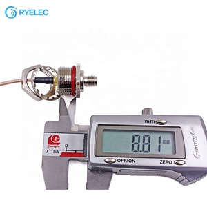 Personnalisation en usine – Connecteur SMA RP femelle étanche avec filetage de fixation M16*1.0 et joint en caoutchouc pour assemblage de câble UFL - Product Image 3