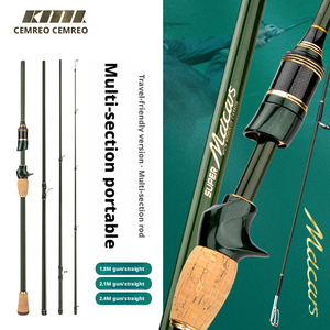 Caña de Pescar Portátil Comere con Sistema de Encaje Rápido y Acción Rápida para Ríos y Lagos - Pesca a Larga Distancia - Product Image 5