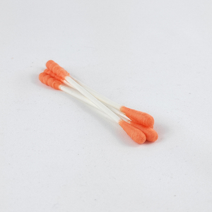 300Pcs Eco Paper Stick Dual-<strong>Tip</strong> Swabs, <strong>Pink</strong> &amp; Orange Two-Color Pack, Single Spiral &amp; Round <strong>Tip</strong>, Matte Flip-Top Square Box - Product Image 3