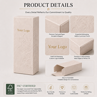 Boîte à cartes de luxe personnalisée écologique, boîte en papier cosmétique, ensemble d'emballage pour produits de beauté, emballage complet pour soins de la peau