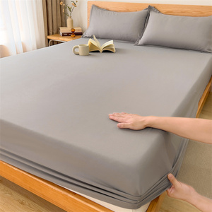 <span class=keywords><strong>Protège</strong></span>-draps <span class=keywords><strong>imperméable</strong></span> <span class=keywords><strong>en</strong></span> coton de classe A, respirant et doux pour la peau, anti-urine, 30 cm, entièrement enveloppant, pour la maison - Product Image 1
