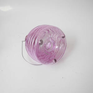 Trampa para <span class=keywords><strong>avispas</strong></span> de vidrio de colores con tapón de corcho Mango colgante para uso agrícola en jardín Trampa de vidrio colgante 3 tamaños - Product Image 4