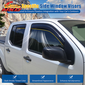 Déflecteurs de vitres pour Nissan Frontier 05-20 Double Cab 4PCS - In-Channel - Product Image 3