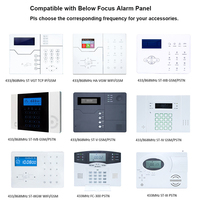 Sirène d'alarme solaire bidirectionnelle MD-326R avec stroboscope, 433/868 MHz, sans fil, pour extérieur, antivol, pour la protection de la sécurité