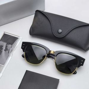 Hot Selling Black Color <b>Sunglasses</b> Full Rim Trendy 0316 <b>Sunglasses</b> with Logo - Product Image 3