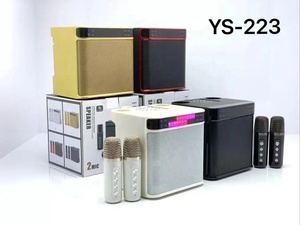 YS223 Altavoz Inalámbrico Recargable para Fiestas al Aire Libre, Reproductor de Música Portátil, Altavoz de Karaoke con Micrófono Inalámbrico para Fiestas en Casa, KTV - Product Image 5
