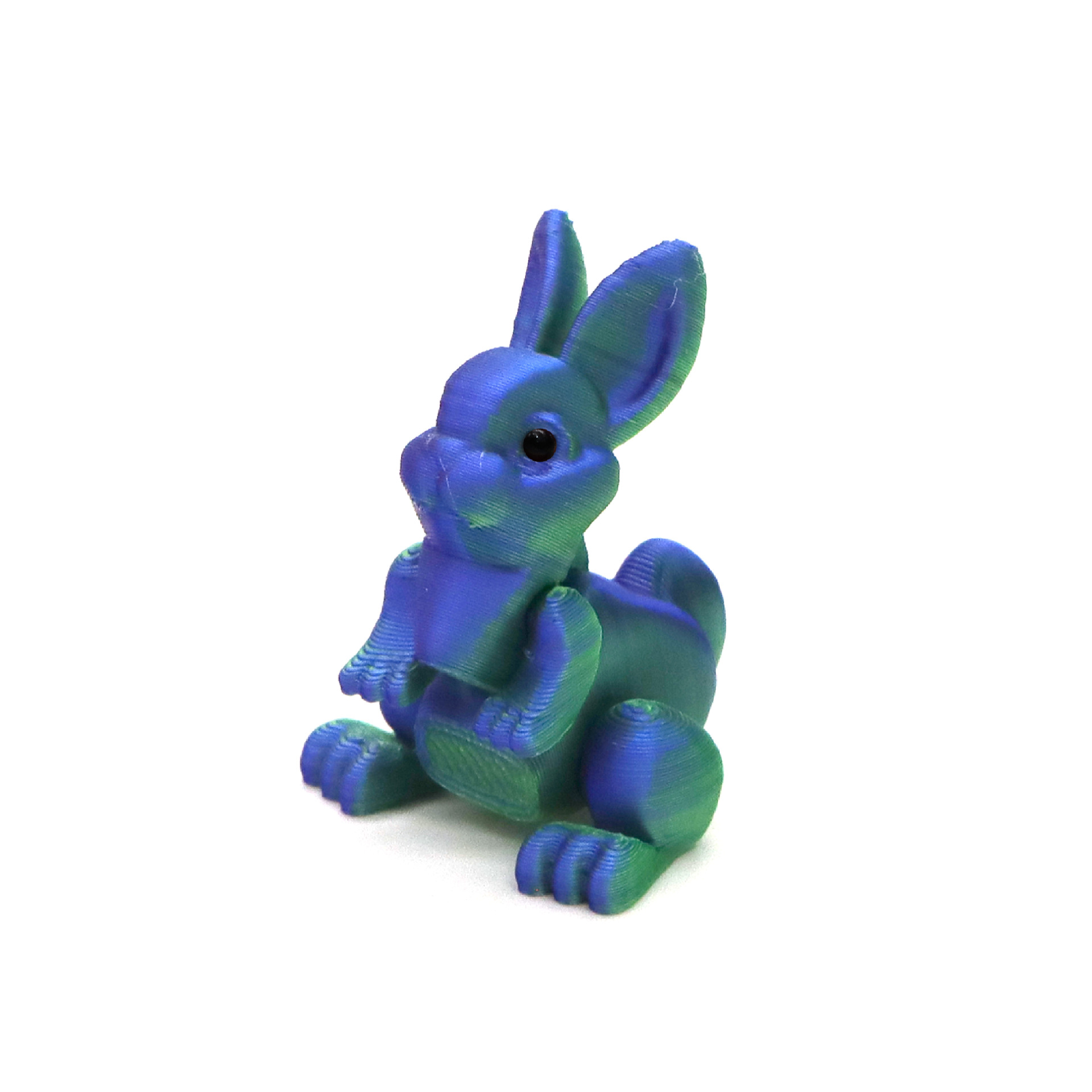 4cm hinge rabbit-blue-green gradient