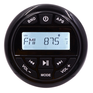 Kit audio marin Wave Runner H833, radio stéréo, lecteur MP3 + 2 enceintes tour 6,5 pouces 400 W Pr PMPO, IP66, étanche - Product Image 2