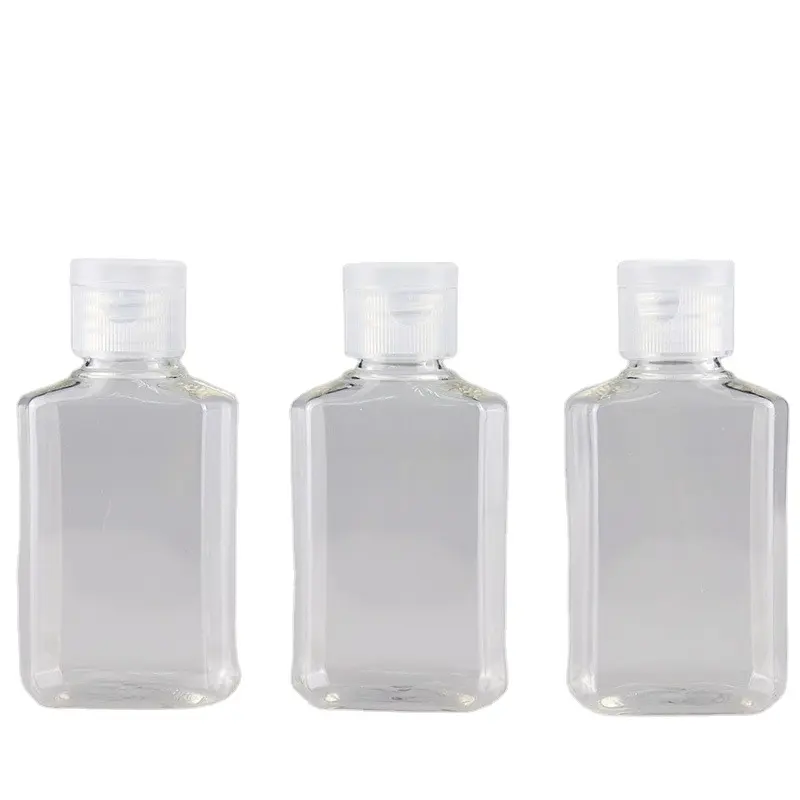 30ml mini pet plastic hand sanitizer gel bottle for hotel shampoo lotion with flip top