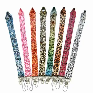 Custom Logo Dye Sublimation Polyester Neck Straps With Logo Custom Anime Lanyard With Card Holders