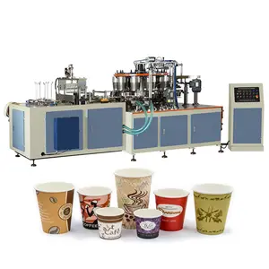 Commercial compostable disposable paper bowls machine ripple paper cup forming machine