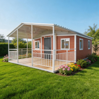 Villa préfabriquée de luxe Gouyu 40 pieds 20 pieds, 2, 3, 4 ou 5 chambres, maison conteneur pliable et extensible, maison mobile portable, mini-maison
