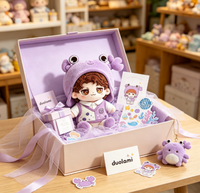 Peluche personnalisée, jouet en peluche doux, personnage avec chapeau violet, pour cadeau promotionnel, peluche personnalisée