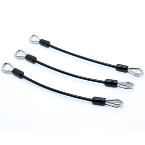 Morsetto a Clip Anti-disturbo per elevatore 1x17 1.5mm luce a LED in acciaio Mini kit di sospensione 8mm filo corda di saldatura servizio - Product Image 3