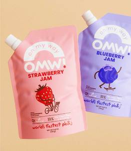 Phân hủy sinh học đáy phẳng thẳng đứng dây kéo nhựa bao bì lá nhôm, túi mờ tùy chỉnh, phân hủy sinh học. - Product Image 4