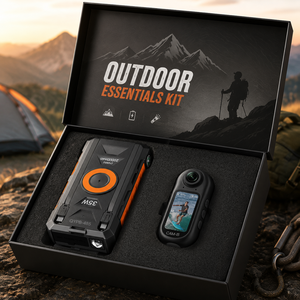 Kit Essentiel pour l'Extérieur : Batterie Externe 20000mAh avec 4 Câbles QYPB-485 – Chargeur Portable pour Randonnée, Camping, Coffret Cadeau - Product Image 5