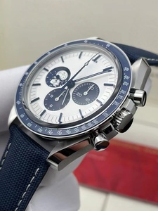 Montre de luxe pour homme avec cadran bleu, verre saphir et bracelet en silicone, mouvement mécanique automatique calibre 116622 - Product Image 5