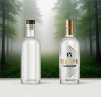 Usine chinoise 700ml bouteilles de vin Concept de conception créative vendre des bouteilles bien avec la meilleure qualité à vendre