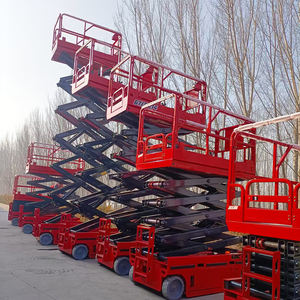 Plataformas elevadoras de tijera con capacidad de carga de 500Kg autopropulsadas de gran venta, altura de elevación de 8 metros para ingeniería y jardinería - Product Image 4