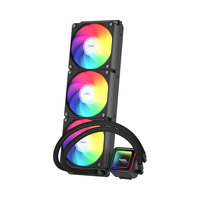 Refroidisseur liquide pour processeur ProArtist UA360 ARGB 360 mm avec ventilateur à caloduc et emballage en boîte pour ordinateur PC