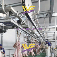 Opération facile 100 moutons par machine de traitement de mouton d'usine d'équipement d'abattage d'heure pour l'abattoir de chèvre