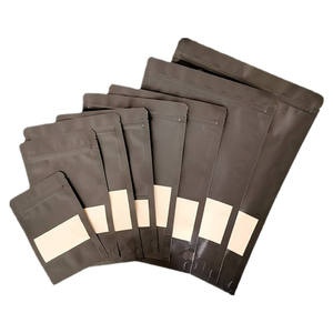 Cao cấp tùy chỉnh cấp thực phẩm vật nuôi giấy kraft đứng lên túi với cửa sổ Ziplock cho bữa ăn nhẹ thực phẩm khô hạt đường gạo - Product Image 4