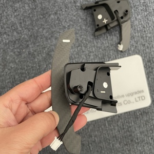 Pour VW GOLF R palettes de changement de volant magnétiques en Fiber de carbone véritable remplacement palette de changement de vitesse étendue ramasse le changement de vitesse haut/bas - Product Image 4