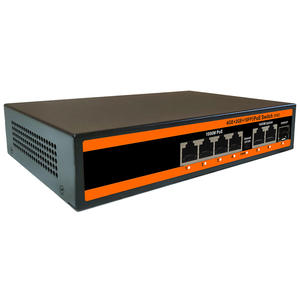 Gözetim sistemi ve CCTV IP kameralar için Gigabit PoE anahtarı 4 port 4 port + 2 port Uplink 100/1000M 250m uzun mesafe - Product Image 2