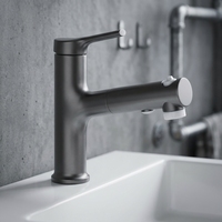 Robinet de lavabo extractible moderne à trois modes d'eau, anti-oxydation, pour salle de bain