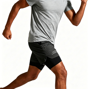 Pantalones Cortos Deportivos para Hombre de 7 Pulgadas con Forro Extraíble, Secado Rápido, Ligeros, para Entrenamiento de Maratón y Trotar al Aire Libre - Product Image 2