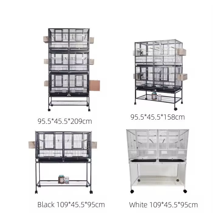 big birds cage with wheels