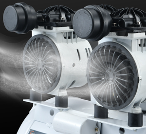 Compresor de Aire Neumático de Doble Cabezal (Tanque de Aire Horizontal de 50L) Bomba de Aire Silenciosa de Alta Presión - Product Image 3