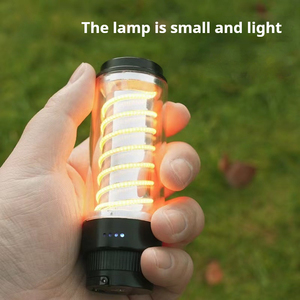 Ngoài trời 160lm mini LED cắm trại ánh Sáng Ngọn Đuốc Đèn ABS + PC USB sạc cắm trại đèn lồng - Product Image 4