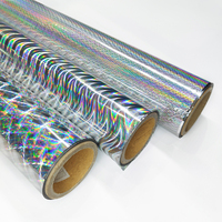 Film holographique souple pour transfert thermique et estampage à chaud pour cuir