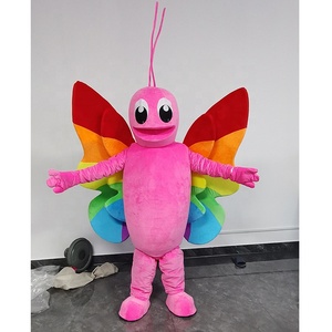 Funtoys ชุดคอสเพลย์มาสคอตผีเสื้อหลากสีชุดแฟนซีสำหรับผู้ใหญ่ตัวการ์ตูนแมลงผึ้ง - Product Image 1