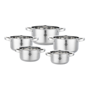 Set di Pentole in Alluminio Divinox 12 14 16 18 20 Cm, Pentole da Cucina - Product Image 1