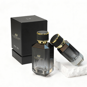 Botella de Perfume de Vidrio Transparente Personalizada Premium con Bayoneta, 30ml 50ml 100ml, Juego de Botellas Vacías con Pulverizador de Niebla Fina y Logotipo Serigrafiado - Product Image 1