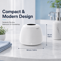 Nettoyeur dentaire ultrasonique 48 kHz, nettoyage en profondeur à 360 degrés, mini pod UV, nettoyeur de protège-dents, aligneur, appareil portable pour la maison