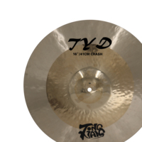 Platillo de Percusión Profesional Hecho a Mano de 16 Pulgadas de la Serie TYD de la Marca Tongxiang, Nuevo Diseño B25, Gran Venta