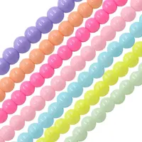 20 Kleuren Glas Ronde Kralen Voorraad Voor Verkoop 4Mm Snoep Kleuren Kids Armband Accessoire Kralen Voor Sieraden Maken