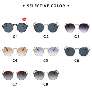 <span class=keywords><strong>New</strong></span> Retro Estilo Britânico Óculos De Sol para Cavalheiros Confortável UV400 Metal Frames Simples Moda Decorativa Óculos De Sol - Product Image 5