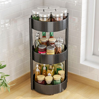 Vente chaude En Métal Cuisine Épice Rack Organisateur En Acier Rack De Stockage Plateau Tiroir Pliant Séchage Affichage Maison Alimentaire Pot Bouteille Pot