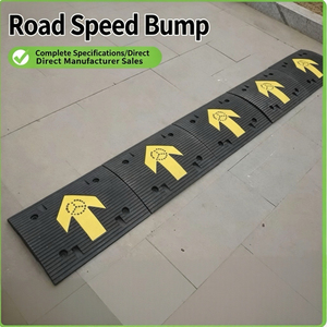 <span class=keywords><strong>Reductor</strong></span> <span class=keywords><strong>de</strong></span> <span class=keywords><strong>velocidad</strong></span> <span class=keywords><strong>de</strong></span> caucho reciclado resistente, amarillo y negro, 500x380x50mm, con clavijas reflectantes para seguridad vial <span class=keywords><strong>de</strong></span> 1-5 mph, uso en entradas <span class=keywords><strong>de</strong></span> vehículos y garajes - Product Image 1