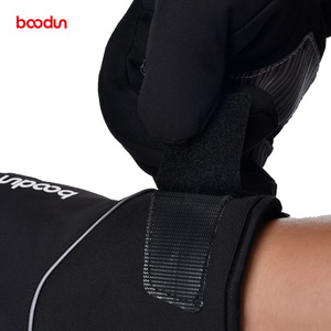Baodun Ski <b>Gloves</b> Full Finger Black And Gray Thinsulate Winter <b>Warm</b> For Downhill Skiing Unisex Sml - Product Image 1
